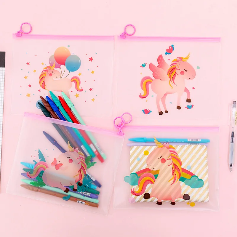 

Balloon Rainbow Forest Wings Unicorn File Bag Document Bag File Folder Stationery Filing Production