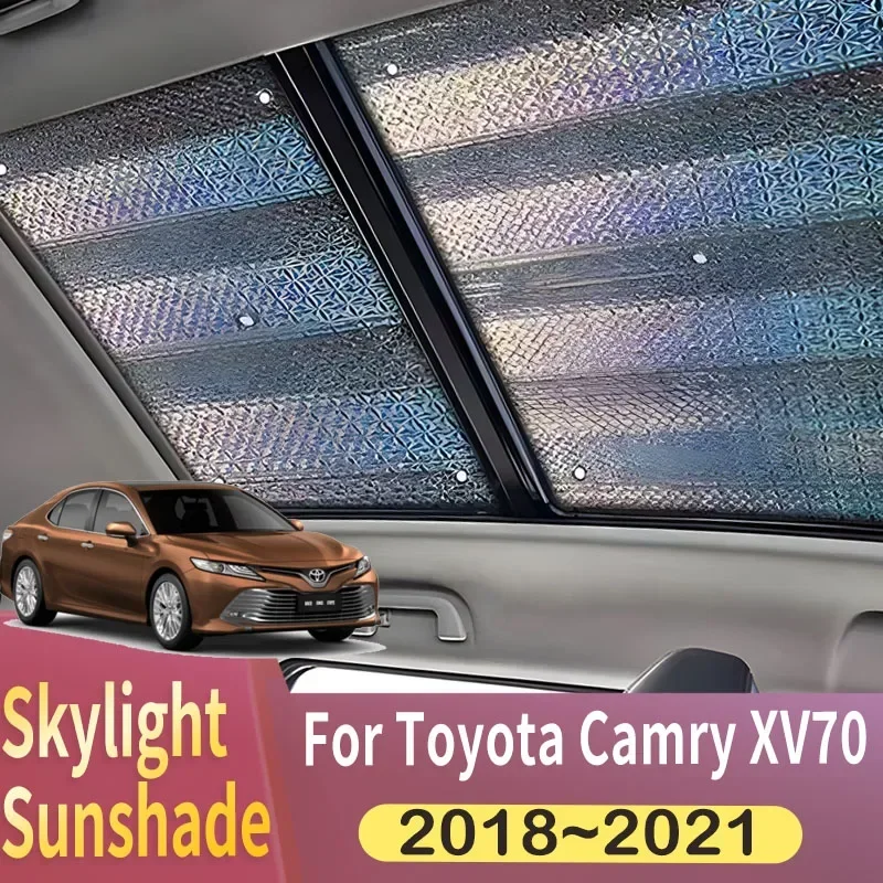 Солнцезащитный козырек на крыше подходит для Toyota Camry XV70 2018 2019 2020 2021 MK8 панорамный