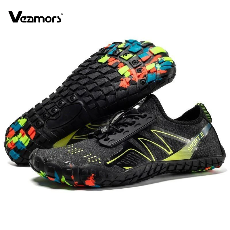 Men Water Aqua Shoes Women Five Toe Swimming Sneakers Barefoot Sandals For Kids Beach Hiking Shoes Breathable Quick Dry Footwear