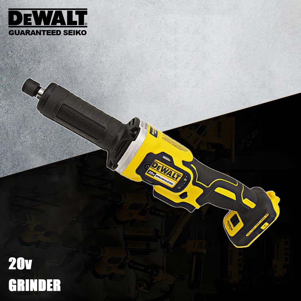 Dewalt Cordless Grinder Rechargeable Brushless Motor DCG426 20v 3 Speed Adjustable 6mm Chuck Max 25000rpm Universal 18v Battery