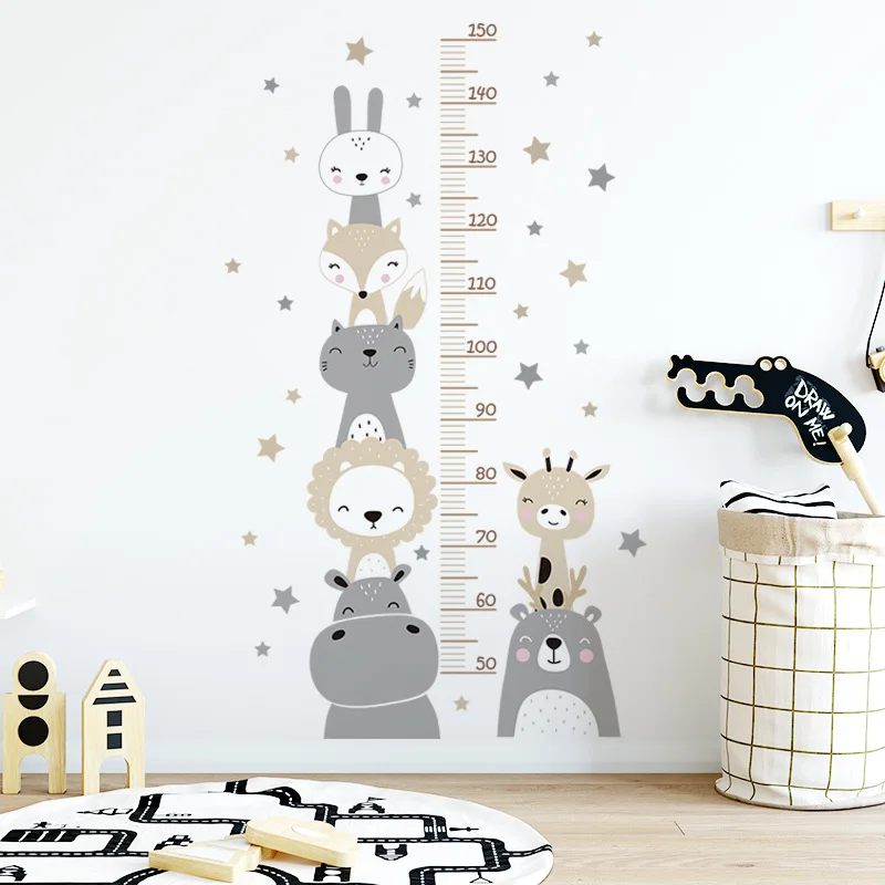 

Cartoon Children's Room Height Wall Stickers Kindergarten Living Room Decoration Wandaufkleber Self-adhesive Door Stickers