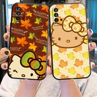 japan anime hello kitty phone case for xiaomi redmi 9 9t 9at 9a 9c note 9 pro max 5g 9t 9s 10s 10 pro max 10t 5g tpu unisex