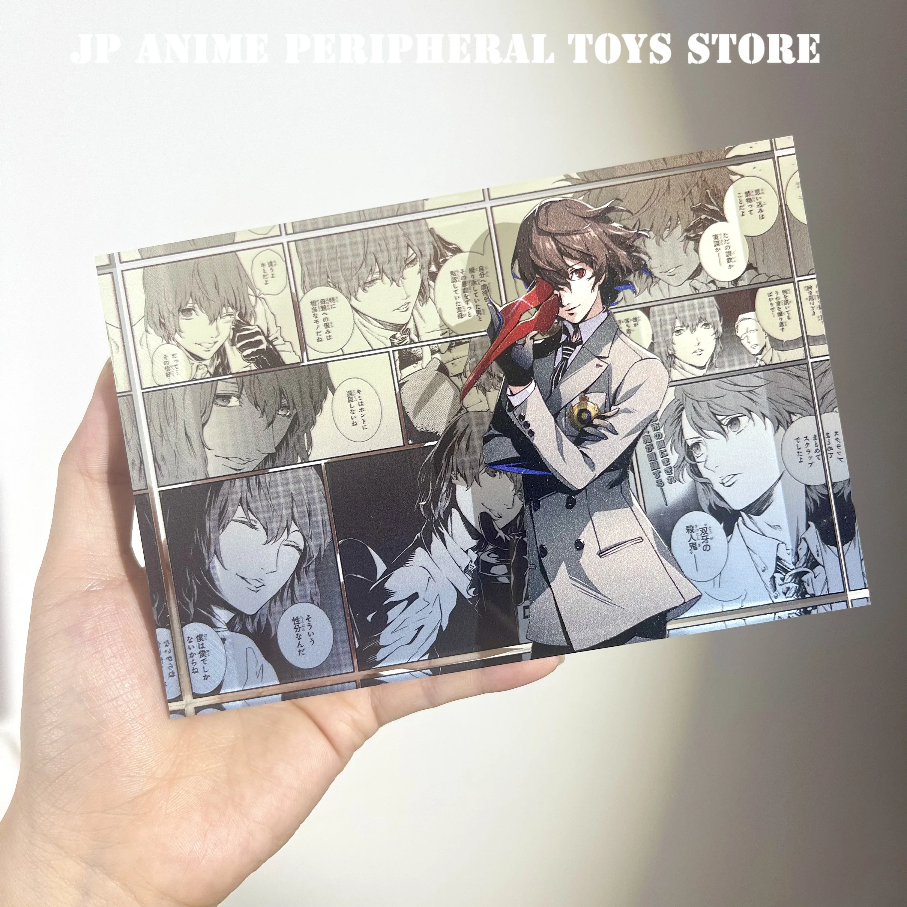 Новый аниме Persona 5 персонаж Akechi Goro игра акриловый кирпич декор для дисплея фигурка