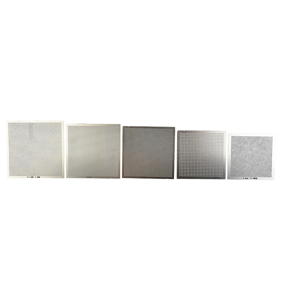 

27PCS Universal BGA Reball Reballing Rework Net Stencil Directly Heat Parts Kit Hot Air Machine Heated Soldering Consumables