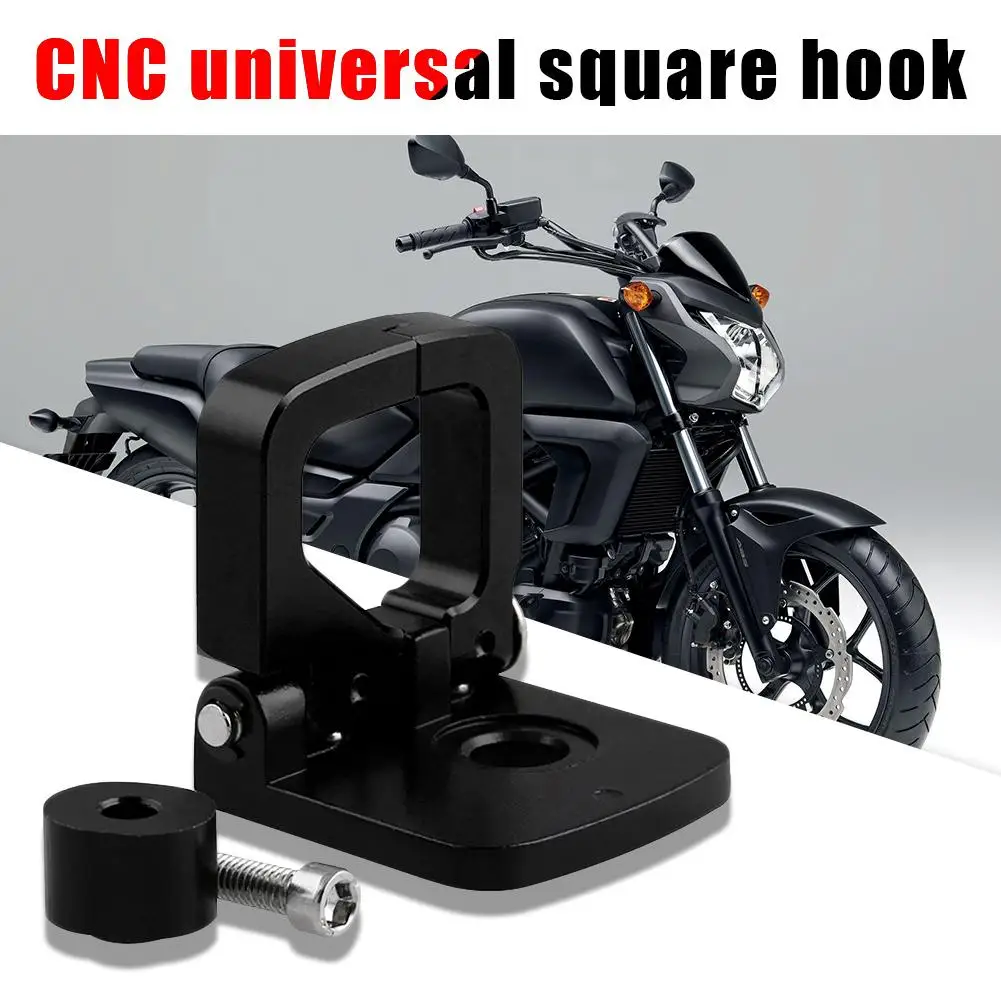 

Motorcycle Luggage Helmet Hook Excellent Durable Aluminium Alloy Process CNC Bag Bottle Hanger Hook Motorbike Accessories