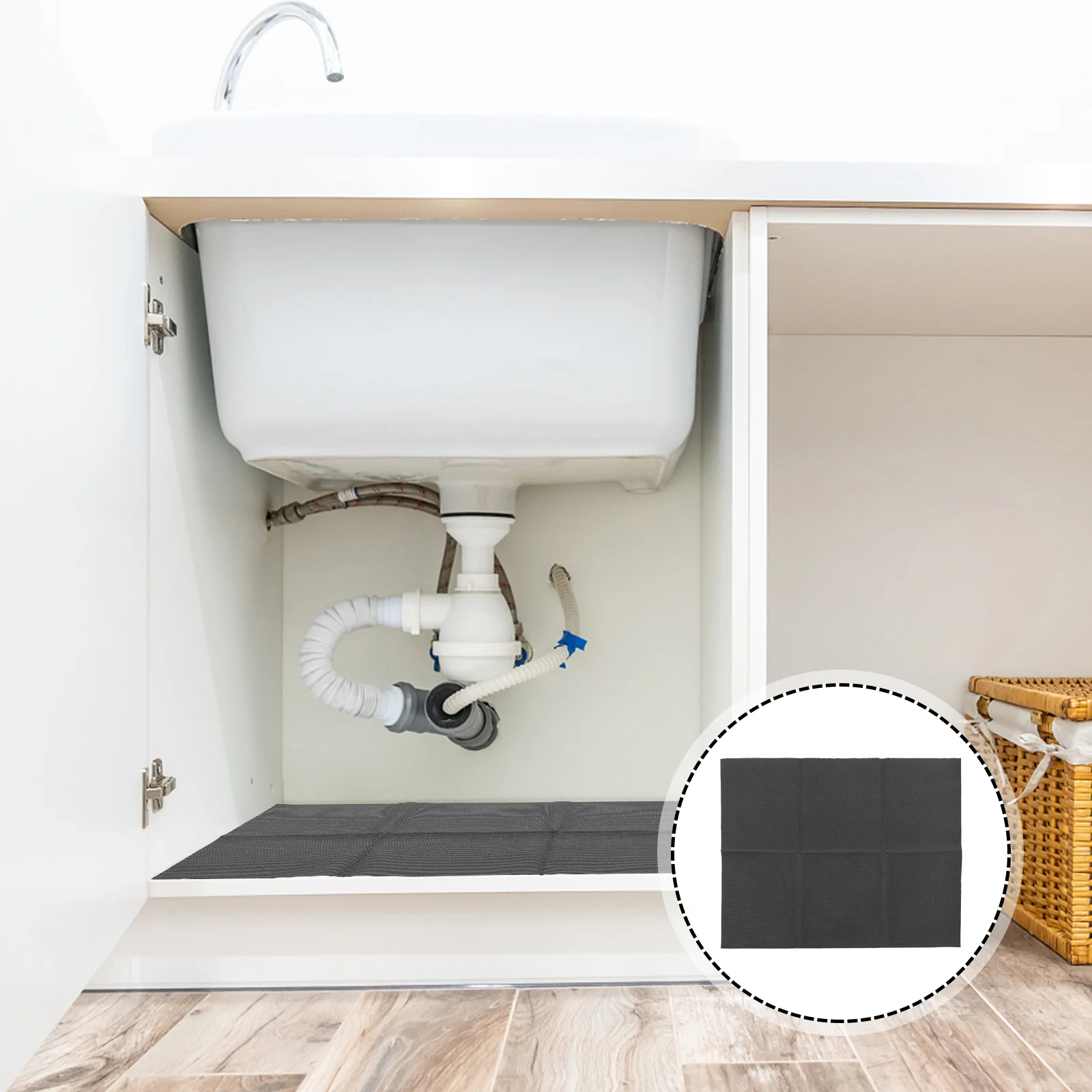 

Liner Sink Matcabinet Kitchen Drawer Drip Protectorpad Shelf Bathroom Tray Washable Waterproof Cabinets Cupboard Absorbent Mats