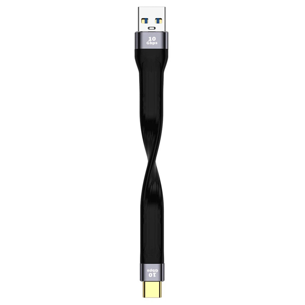 

Сверхкороткий USB C-кабель USB 3,1, 10 Гбит/с, кабель USB Type A-USB C 3,1, кабель для передачи данных, провод для быстрой зарядки и синхронизации данных