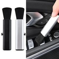 car conditioning air outlet soft brush retractable cleaning brush computer keyboard plastic brush for car stuff auto accessories