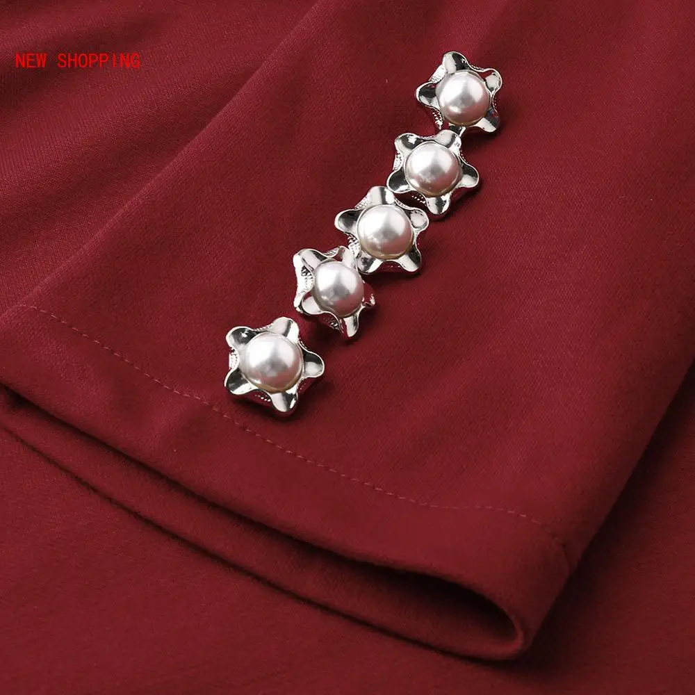 Women's Velvet Winter New Crystal Buckle Set Long Sleeve Jacket & Pants 2 Two Piece Set Celebrity Evening Runway Party Suit Red