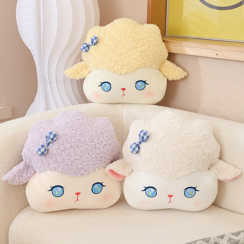 

45cm Kawaii Sheep Plush Toy Cute Cartoon Plush Dolls Hug Plush Pillow Cushion for Girlfriend Girls Kids Birthday Christmas Gifts