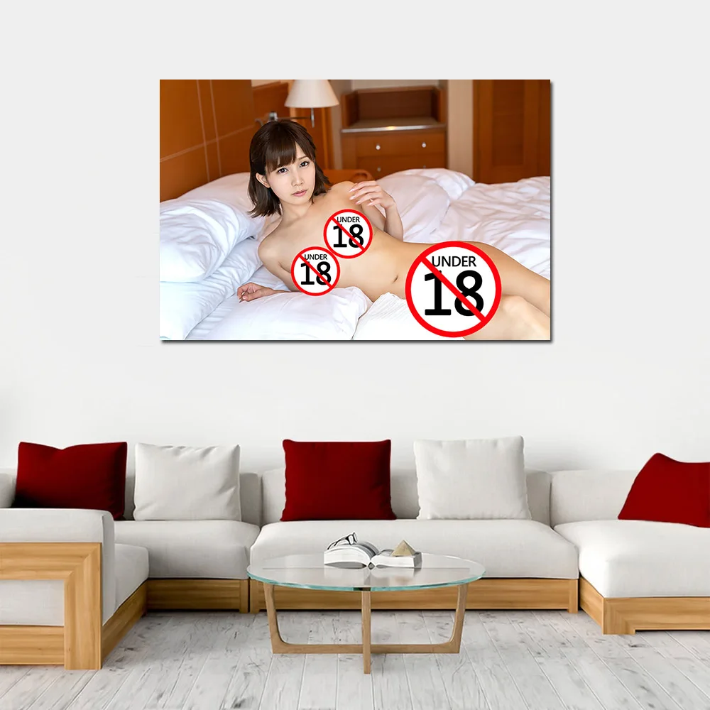 Горячая Распродажа обои с изображением азиатской девушки на кровати