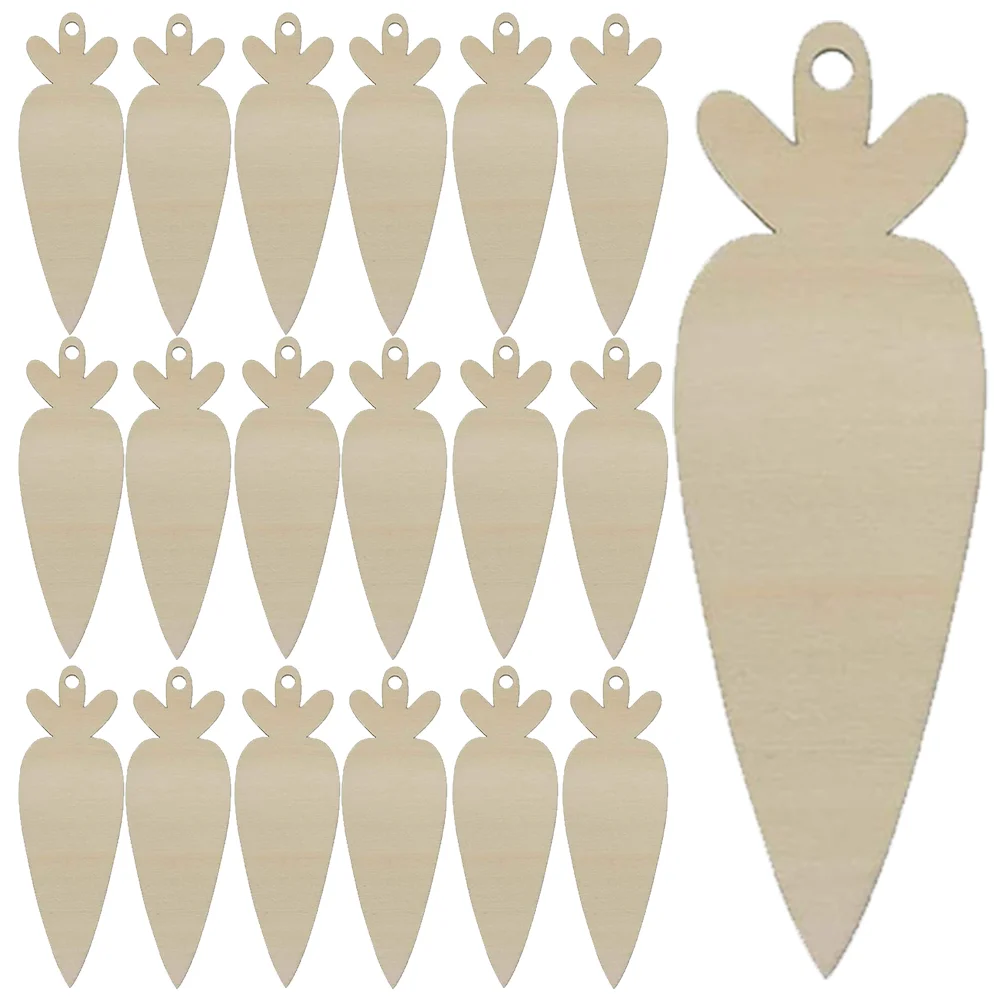 

Easter Wood Slices Carrot Blank Wooden Cutouts Crafts Unfinished Diy Hanging Chips Ornaments Decor Pieces Graffiti Shapes