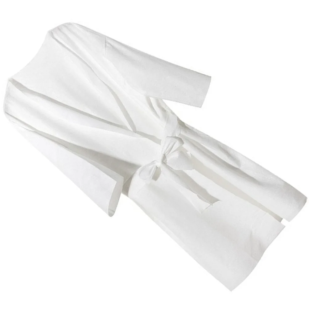 

Disposable Bathrobe Disposable Robe Disposable Bath Skirt Beauty Salon Robe Salon Clients Robe