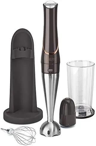 

Hand Immersion Blender, Durable 7.5\u201D Blending Arm, Quickly Blend, Smoothies, Easily Whip, Puree Sauces/Soups, Conveniently