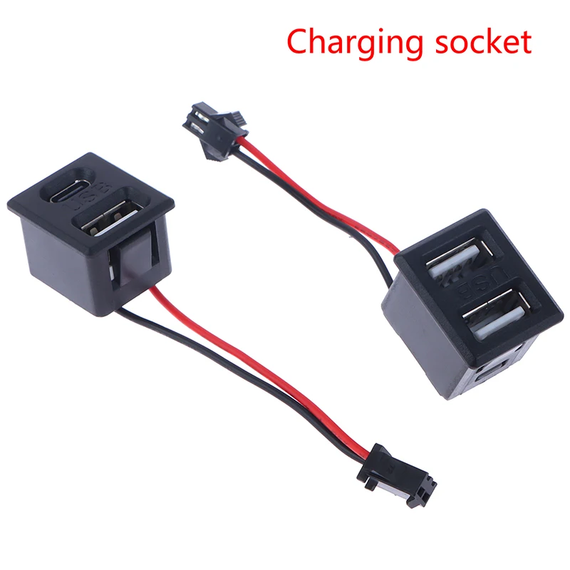 

1 шт., двухслойная USB-розетка с разъемом типа c