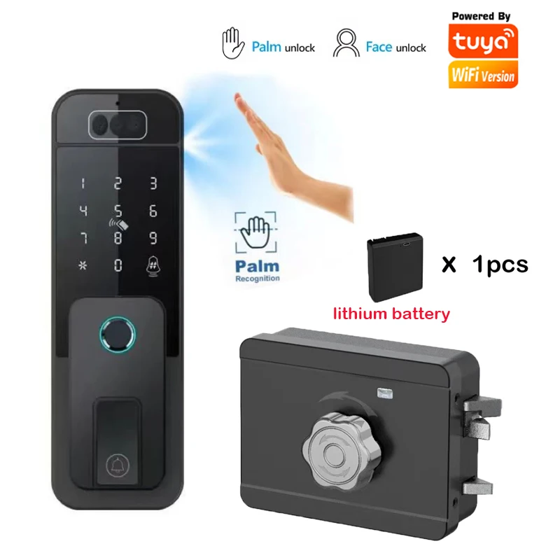 

Умный водонепроницаемый дверной замок HR5 Black