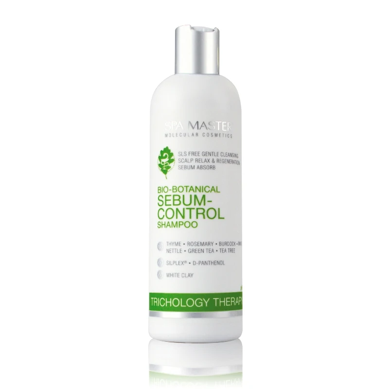 SPA MASTER шампунь против жирности кожи головы SEBUM-CONTROL SHAMPOO безсульфатный 330 мл |