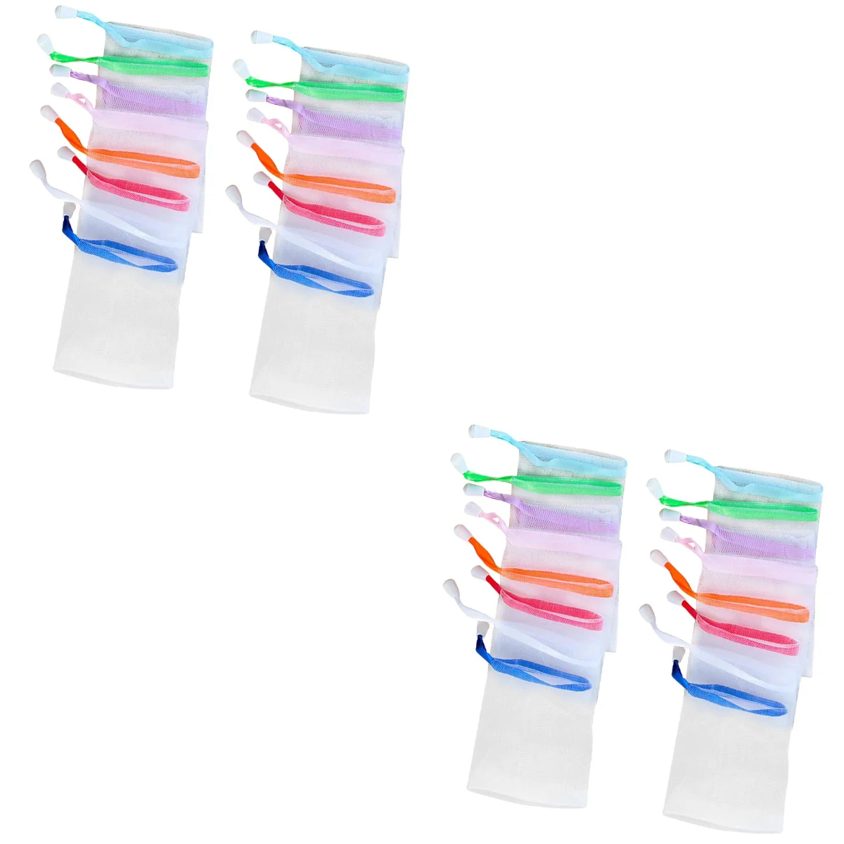 

Soap Pouch Foaming Mesh Savershower Exfoliating Nets Sleevebar Drawstring Pouches Bath Bubblenet