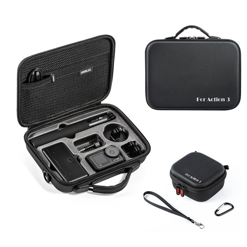 

Чехол для переноски, сумка для DJI Action 3, аксессуары для камеры, чехол для хранения Osmo Action 3, портативная жесткая сумка, сумка