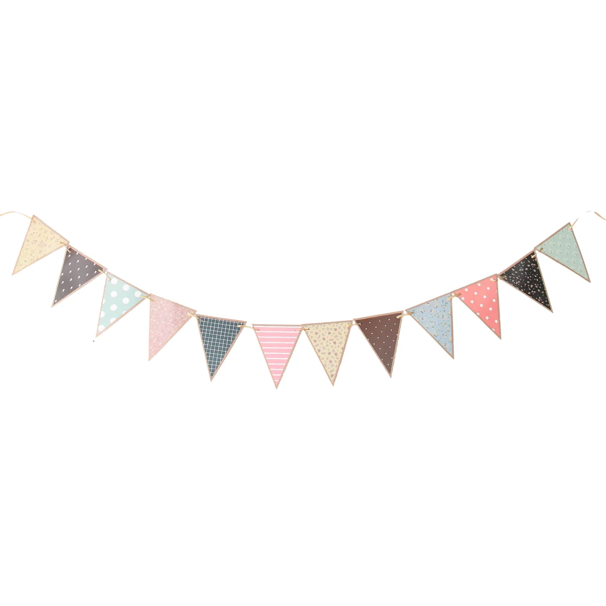 

Birthday Bunting Banner Pennant Hanging Decoration Party Garland Flag Triangle Festival Sign Welcome Banquet Banners Paper Flags