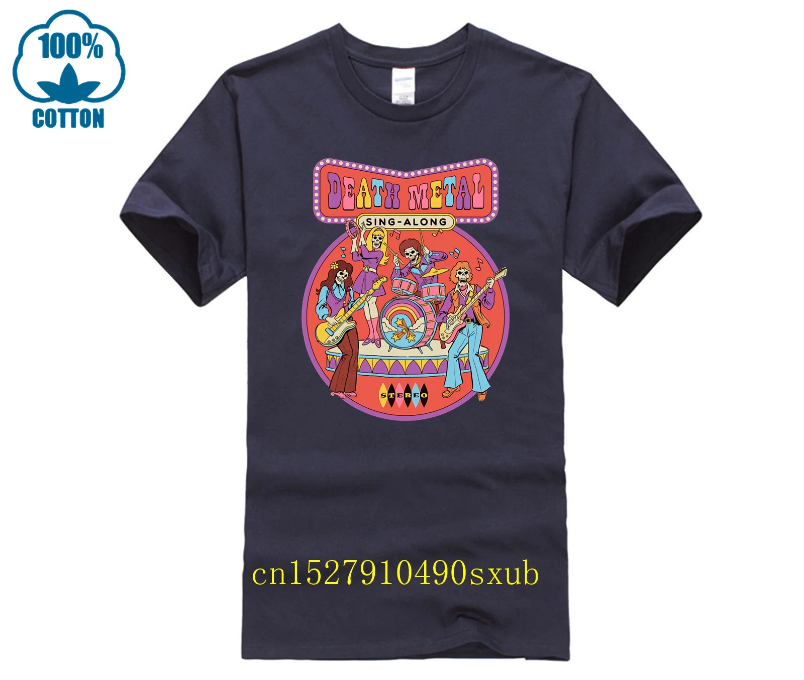 Children Print Rainbow Unicorn Death Metal T-shirts Kids Funny Summer Cute Clothes Casual Tops Baby Tees For BoysGirls