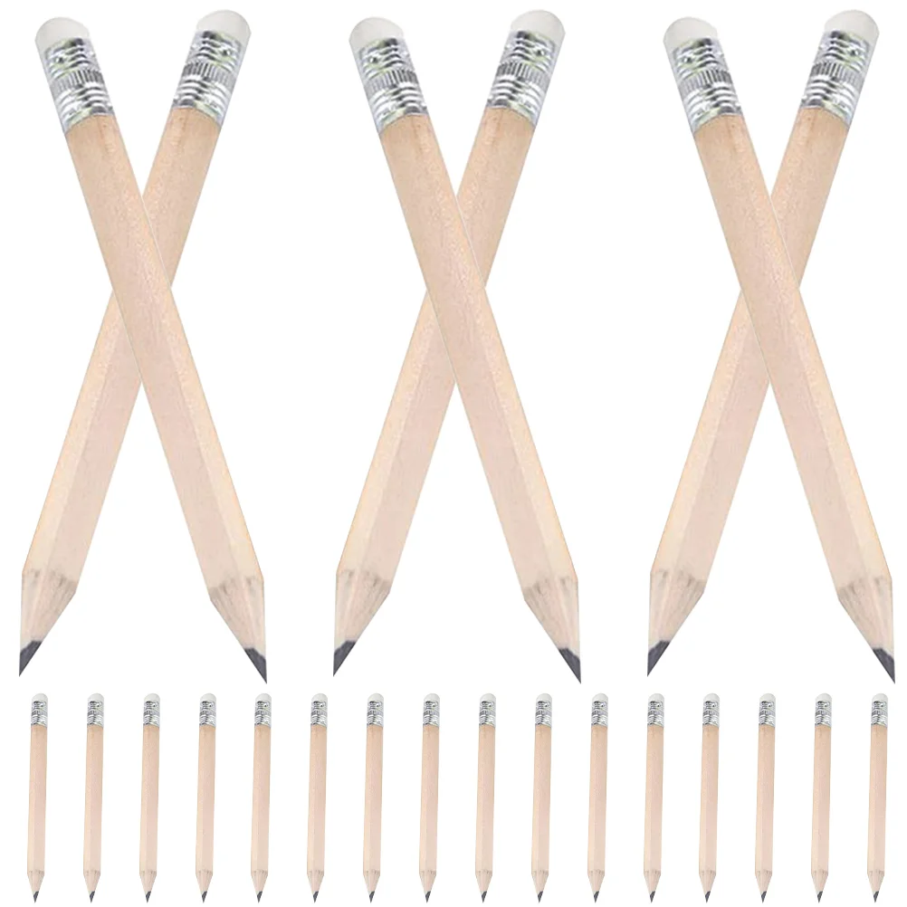

Short Writing Pencils Kids Writing Pencils Log Short Pencils Erasable Short Pencils Art Write Tool for Writing Supplies
