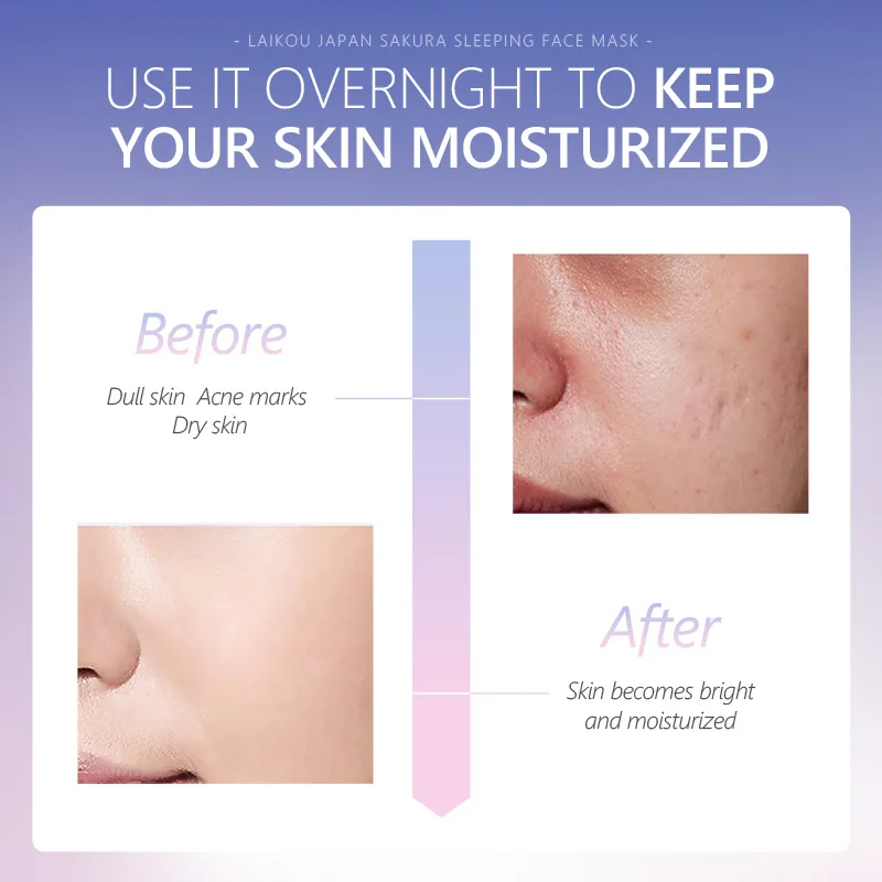 Маска для лица сна увлажняющая питательная укрепляющая лифтинговая контроль