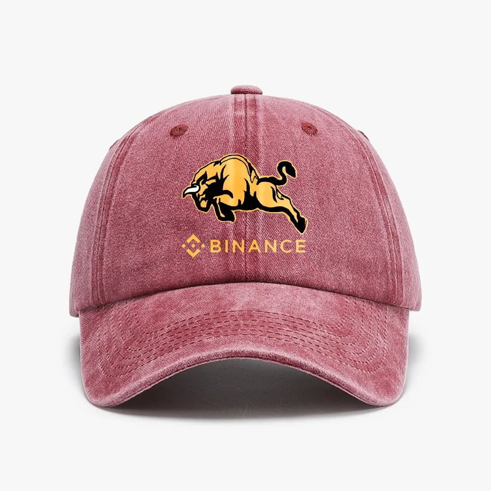 Фото Бейсболка Binance Coin Crypto Miners, винтажная ковбойская кепка унисекс, повседневная спортивная кепка для активного отдыха, дышащая мягкая кепка от солнца №5
