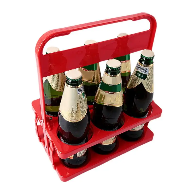 Горячая Распродажа 6 отверстий пластиковая стандартная Складная переноска для