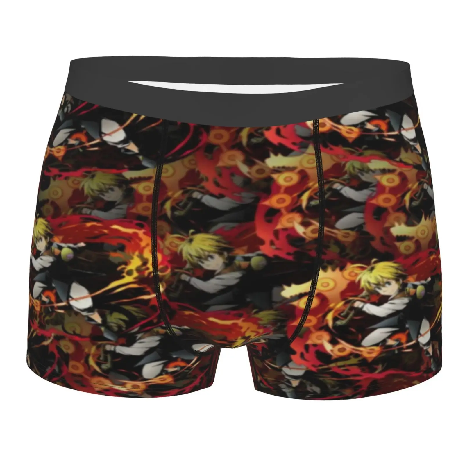 

Seven Deadly Sins 3465 Boxer Briefs Male Shorts Sport Pck With Pocket Men Green Boxer Sexy Hombre Mens Designer Mens Polyester