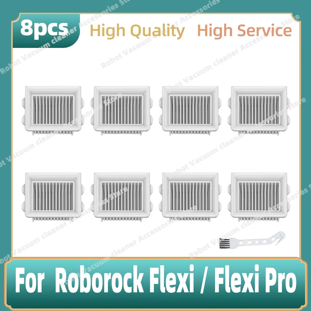 

Фильтр с мягкой роликовой щеткой, совместимый с пылесосами (Roborock Flexi / Flexi Pro)