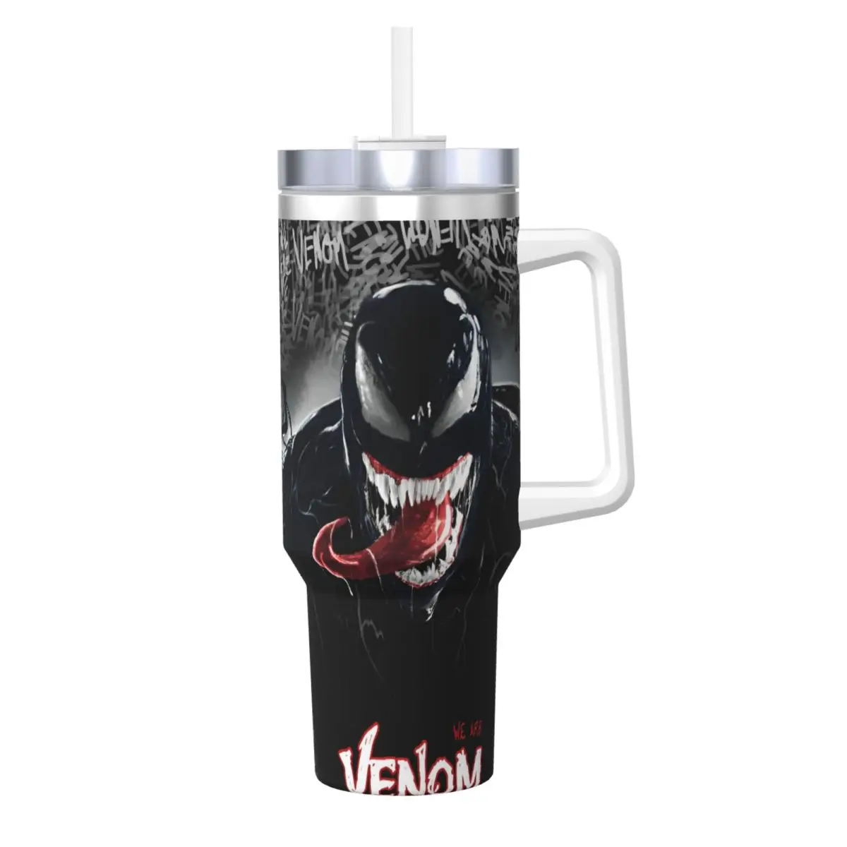 Стакан из нержавеющей стали Venom Super Hero автомобильные кружки с соломинкой бутылка