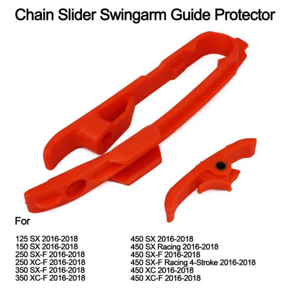 

Motorcycle Chain Slider Swingarm Guide For KTM SX125 SX150 SX-F250 SX-F350 XC-F250 XC-F350 SX450 SXF450 XC450 XCF450 2016-2018