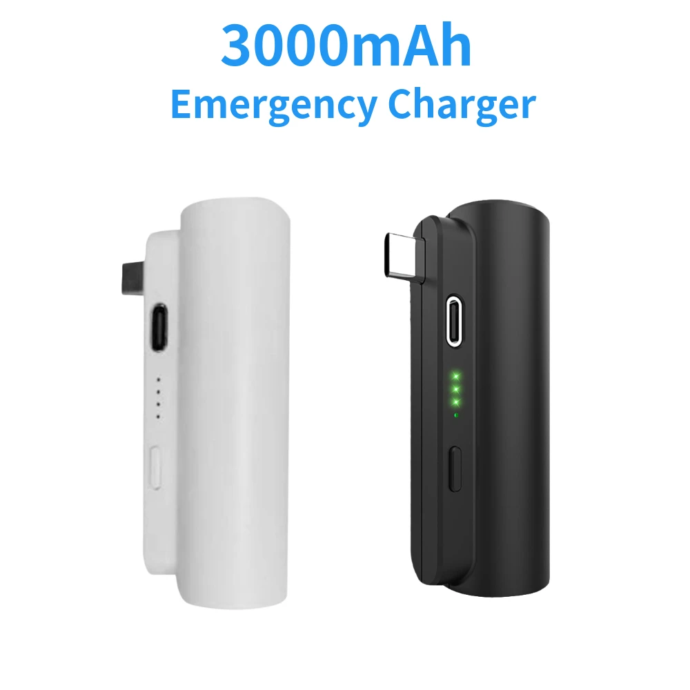 

Внешний аккумулятор 3000 мАч с 4 индикаторами мощности, Type-C