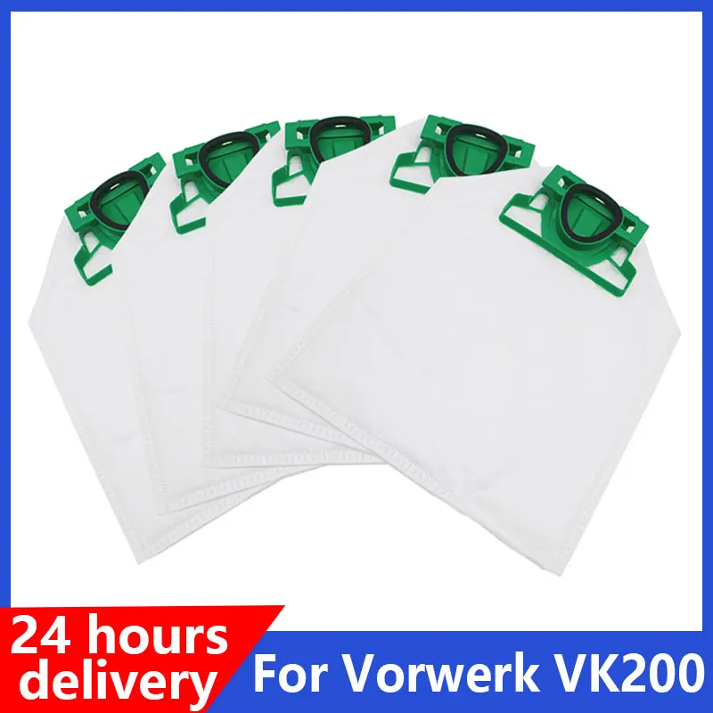 

Vacuum Cleaner Replacement Disposal Dust Bag For Vorwerk Kobold VK200 FP200 Filter Dust Bag Accessories Spare Parts