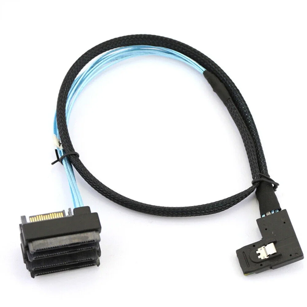 Высокоскоростной 4-портовый SAS SFF-8482 — MINI SFF-8087 правый для серверного подключения