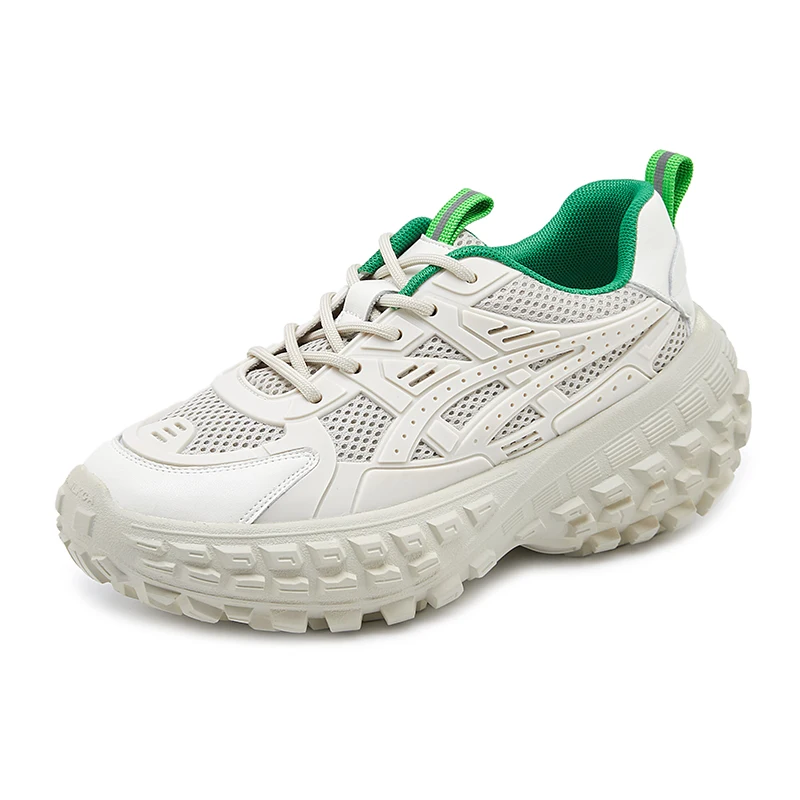

Platform Sports Shoes Woman Flats Chunky Sneakers Elegant High Heels Women's Running Shoes Girls 2022 Trend Luxury Tennis Female