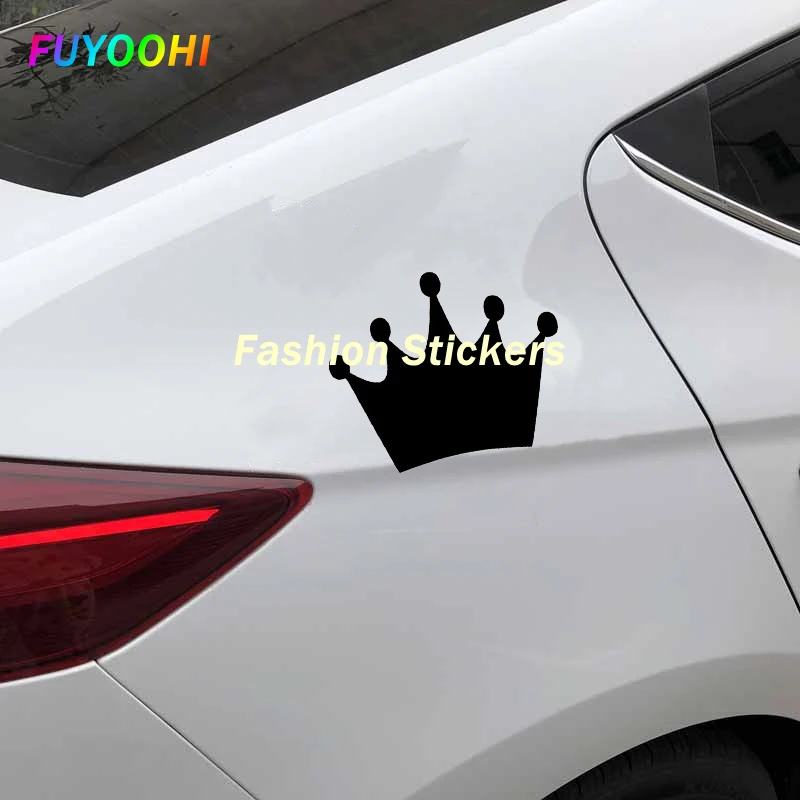 Внешние/защитные модные стикеры FUYOOHI модная Корона гоночная искусственная