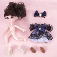 16 cm bjd doll 14 joint change dress up diy princess decoration play house girl kid children toys birthday gift