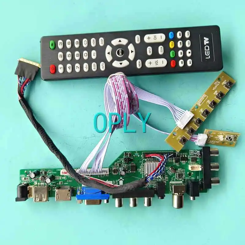 Экран для ноутбука M133NWN1 N133B6 N133BGE DVB комплект платы цифрового драйвера LVDS 40 Pin 13,3 "1366*768 USB AV RF HDMI-совместимый VGA