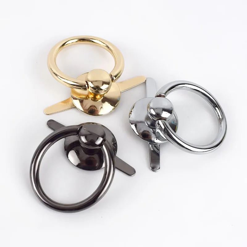 Meetee 4/10pcs ID25mm Bag Hanging O Ring Buckles Female Side Chain Nail Hook DIY Luggage Strap Hardware Accessories | Дом и сад