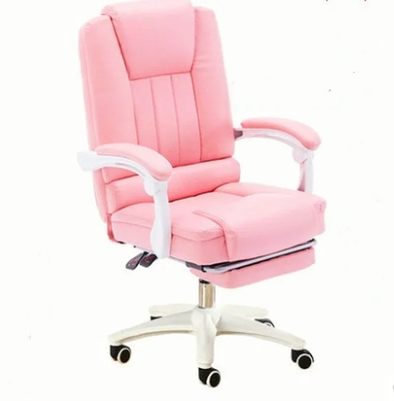 

Gaming Office Chairs High-Quality Computer Chair PU Leather Comfortable Executive Computer Seating Racer Recliner Home With Foot
