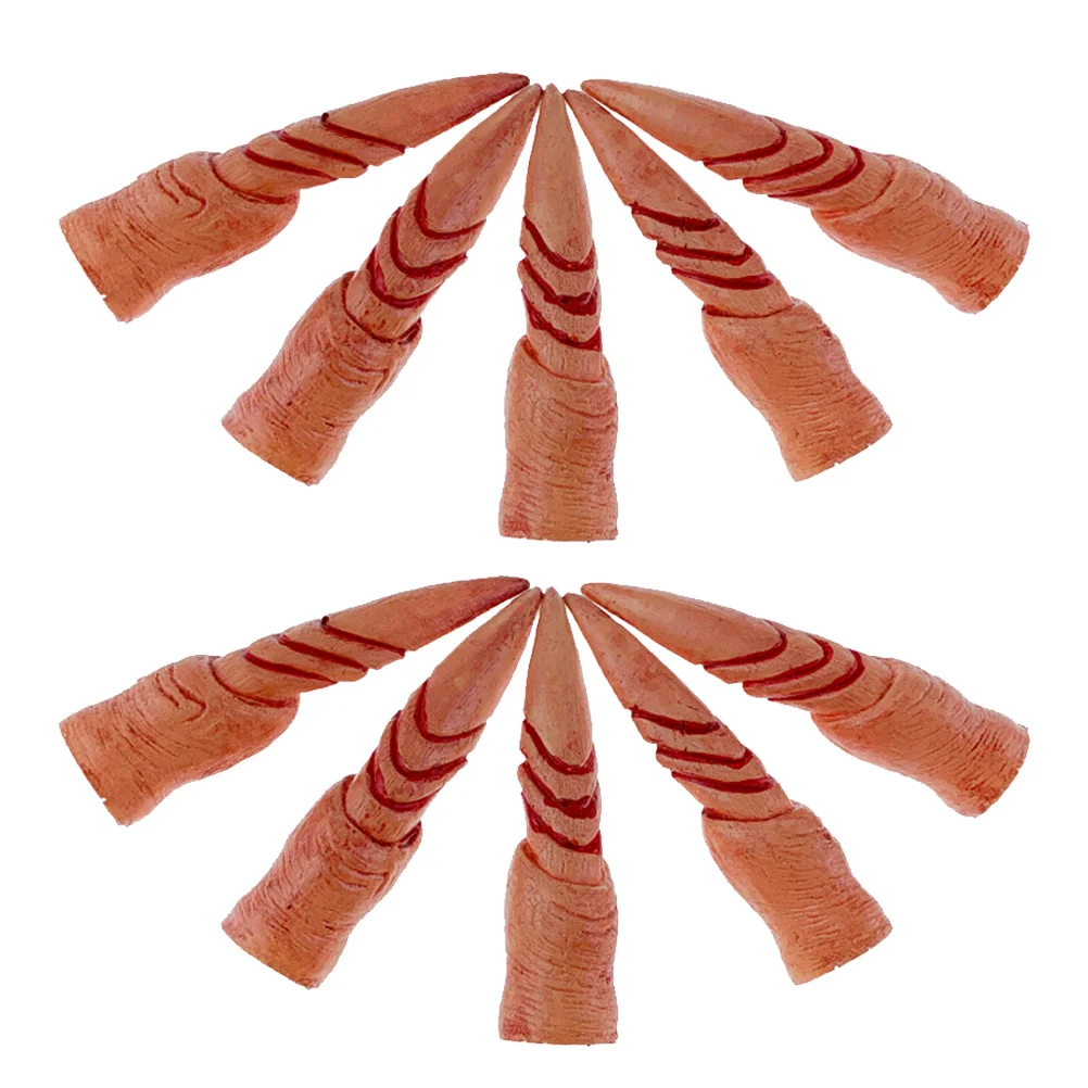

2 Sets Nails Claws Nails Fingernail Claws Full Finger Nail for Masquerade Party Supplies
