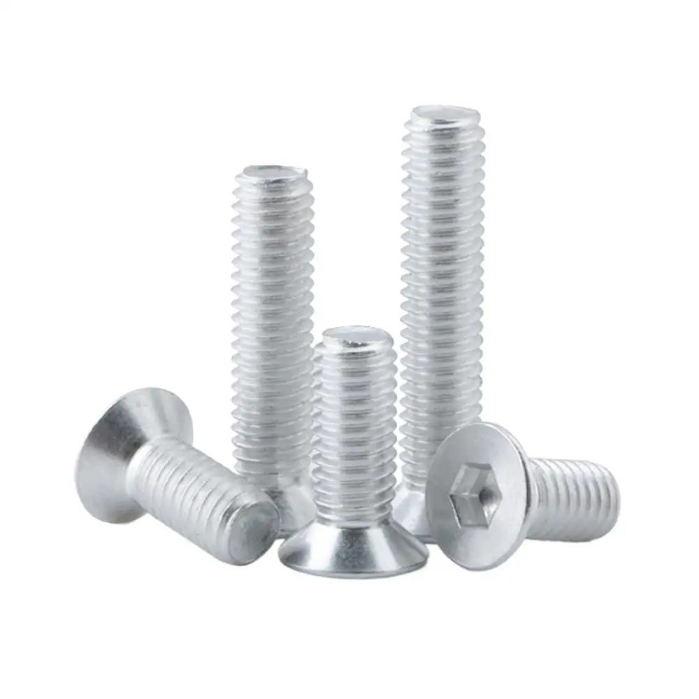 Винты с потайной головкой из алюминиевого сплава M3/M4/M5/M6/M8 * L 50-100 шт./комплект