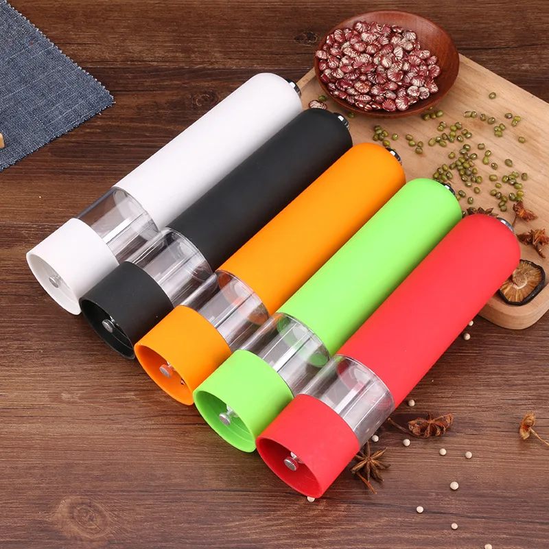 

Electric Pepper Mill Automatic Salt Pepper Grinder Portable Sea Salt For Spices Kitchen Utensils And Gadgets