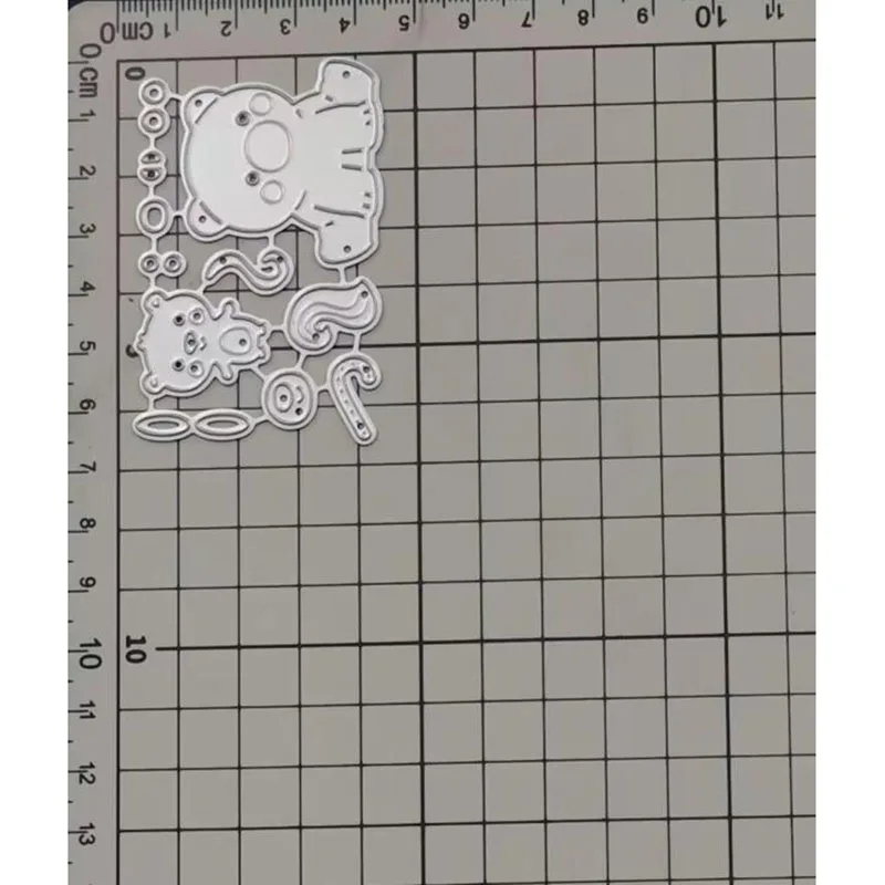 Новинка 2023 металлические Вырубные штампы медведь сделай сам для скрапбукинга