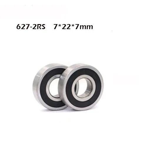 

16pcs/lot ABEC-7 627RS Deep Groove Ball Bearing Miniature Mini 627-RS 627RS 7*22*7mm 7*22*7 High Quality 52100 Chrome Steel