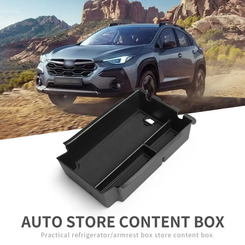 

Car Armrest Storage Box Organizer For Subaru Crosstrek GU series Center Console Arm Rest Container Tray Stowing Accessories