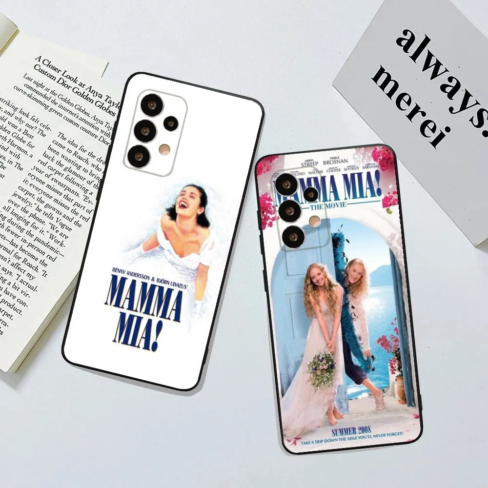 Чехол для телефона с музыкальной пленкой мама Mia Samsung Galaxy A20 A21s A22 A31 A32 A52 A53 A72 73 A80 a91