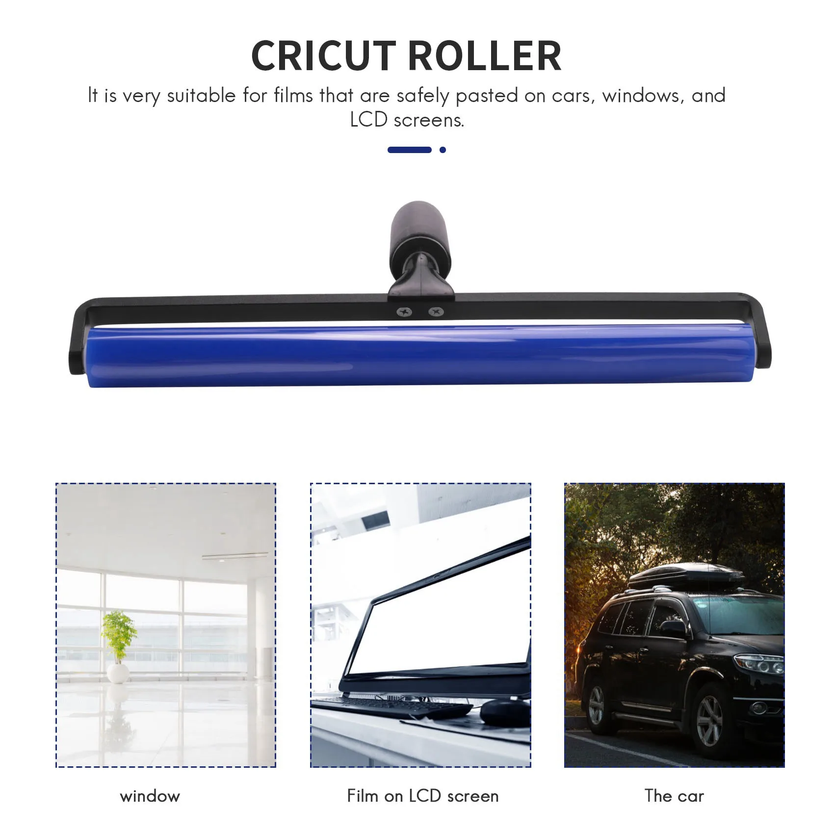 12-дюймовый широкий клей силиконовый мягкий резиновый ролик для склеивания